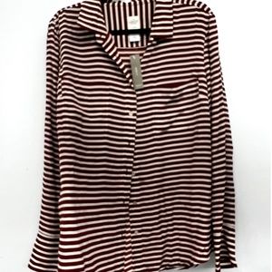 J Crew, silk long-sleeved, size 14